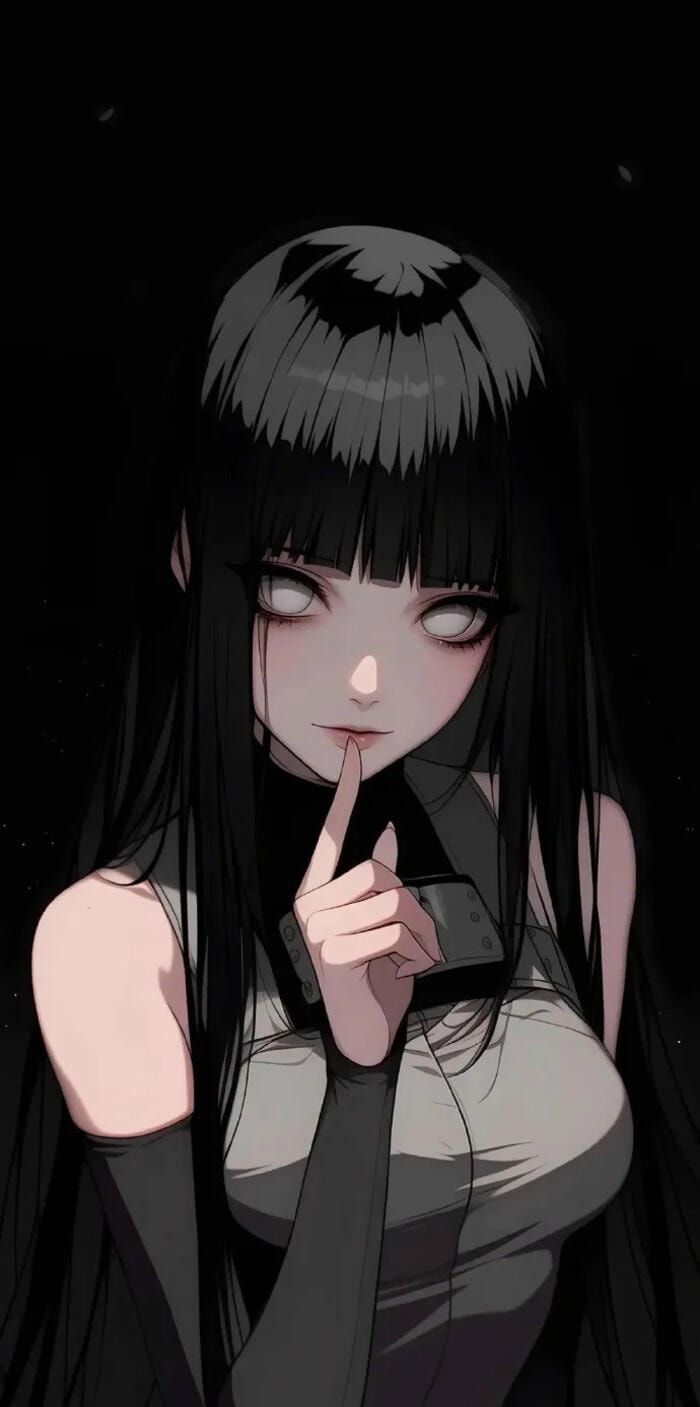 Ảnh nghệ thuật anime girl lạnh lùng cá tính