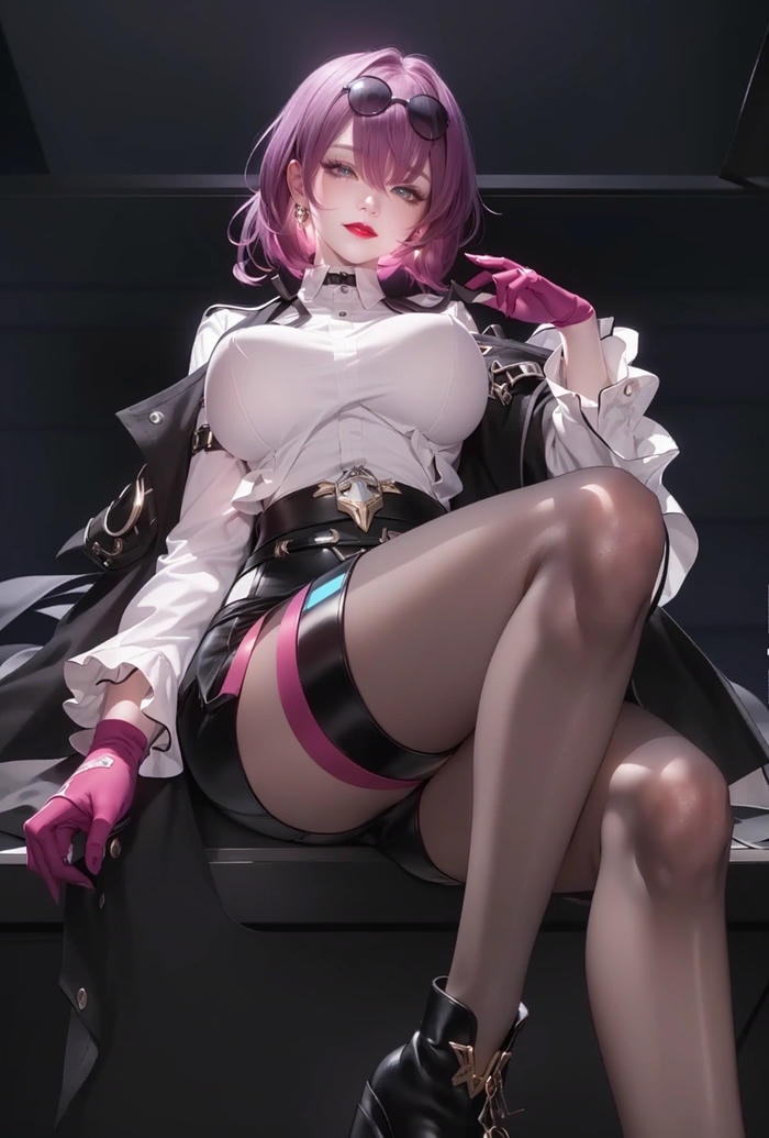 Ảnh nghệ thuật girl anime lạnh lùng cá tính