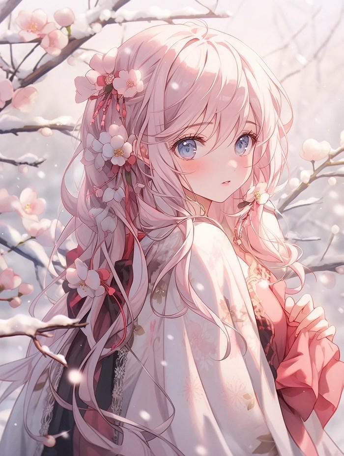 Bộ hình ảnh anime nữ cổ trang