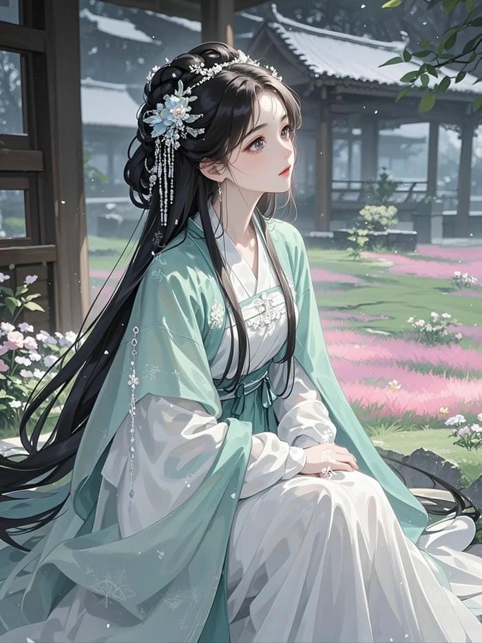 Bộ hình ảnh anime nữ cổ trang đẹp