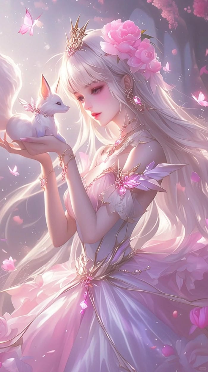 Hình ảnh anime nữ cổ trang sang