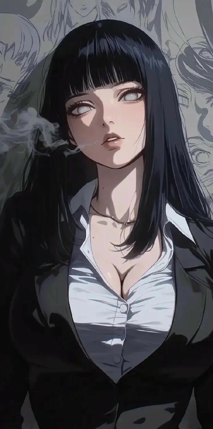 Hình anime girl lạnh lùng cá tính thần thái