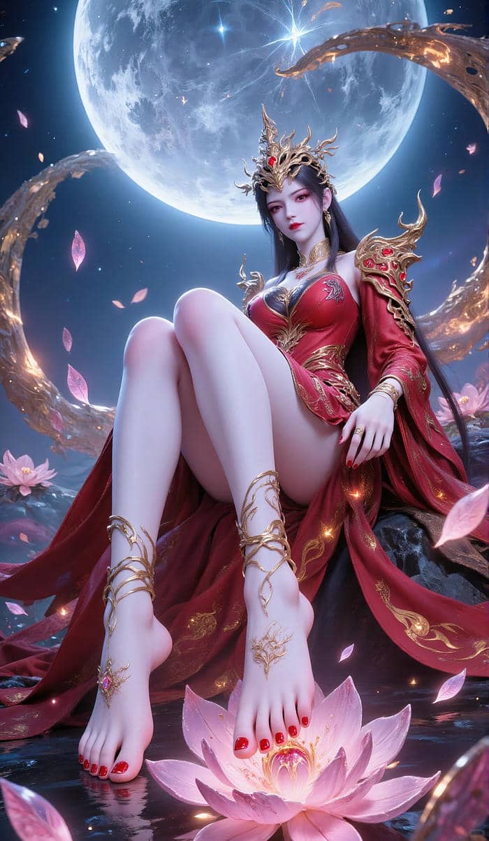 Hình lung linh ảnh anime nữ cổ trang