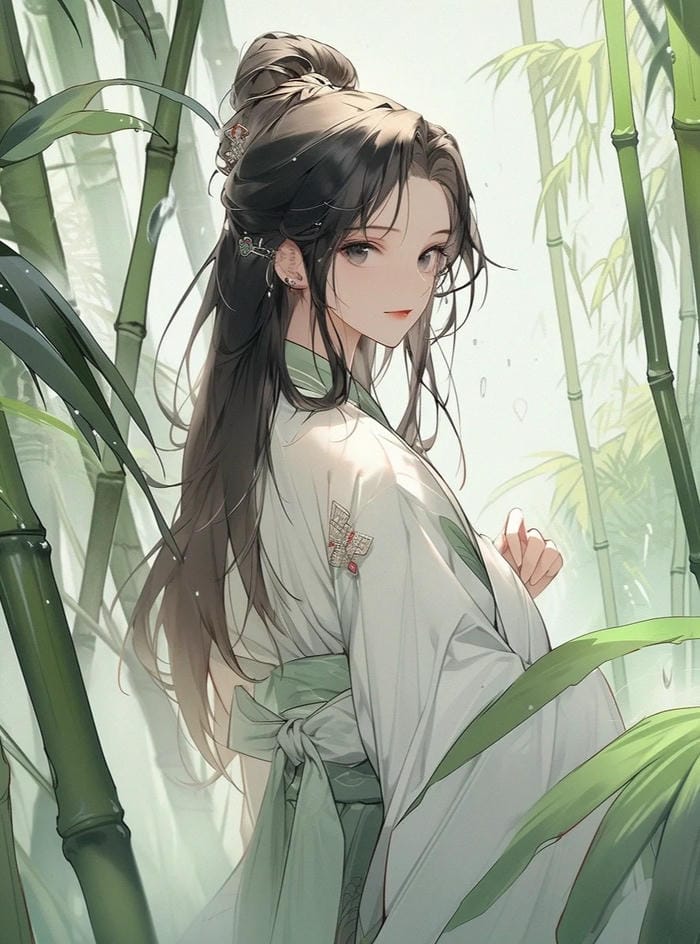 Mẫu ảnh anime nữ cổ trang đẹp