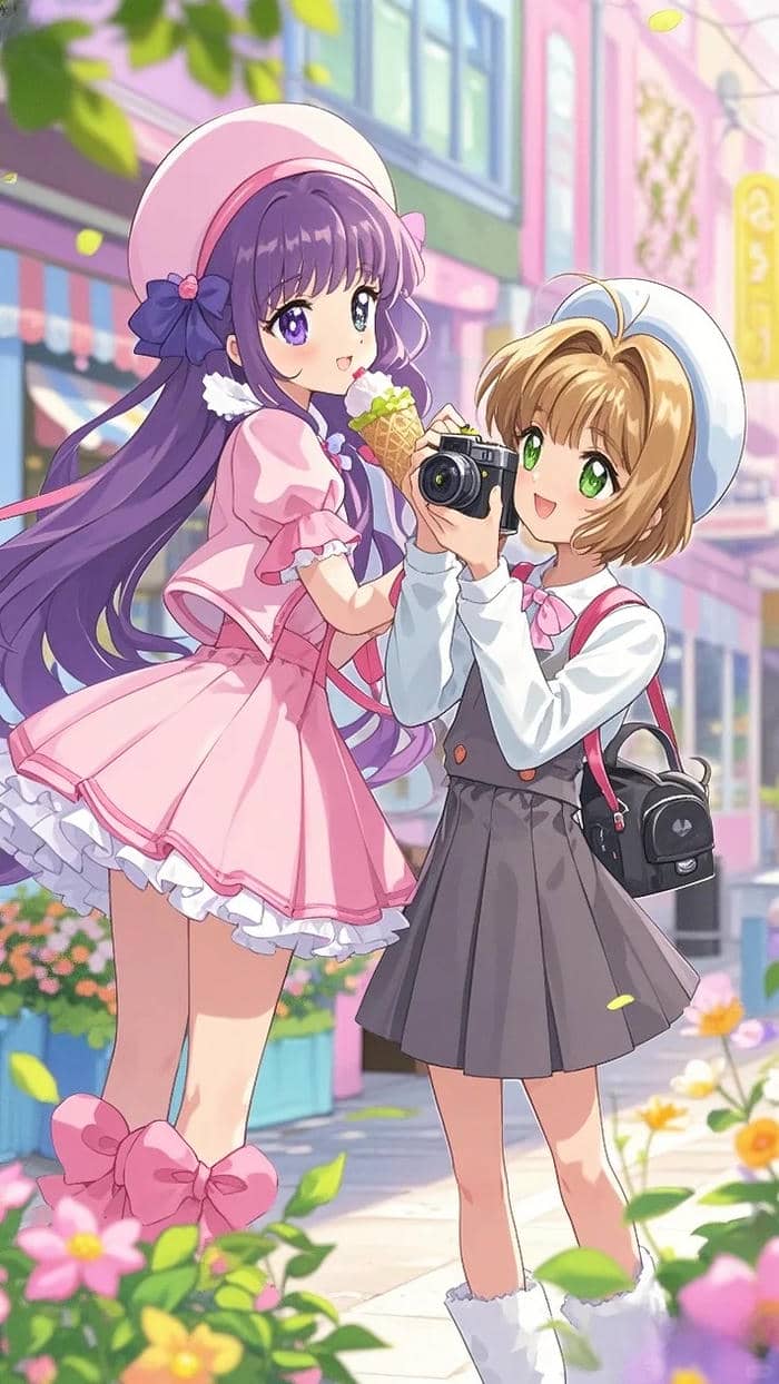 ảnh anime bạn thân dễ thương