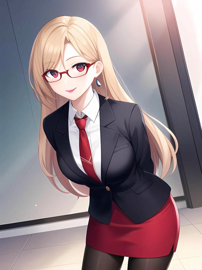 ảnh anime cô giáo đẹp