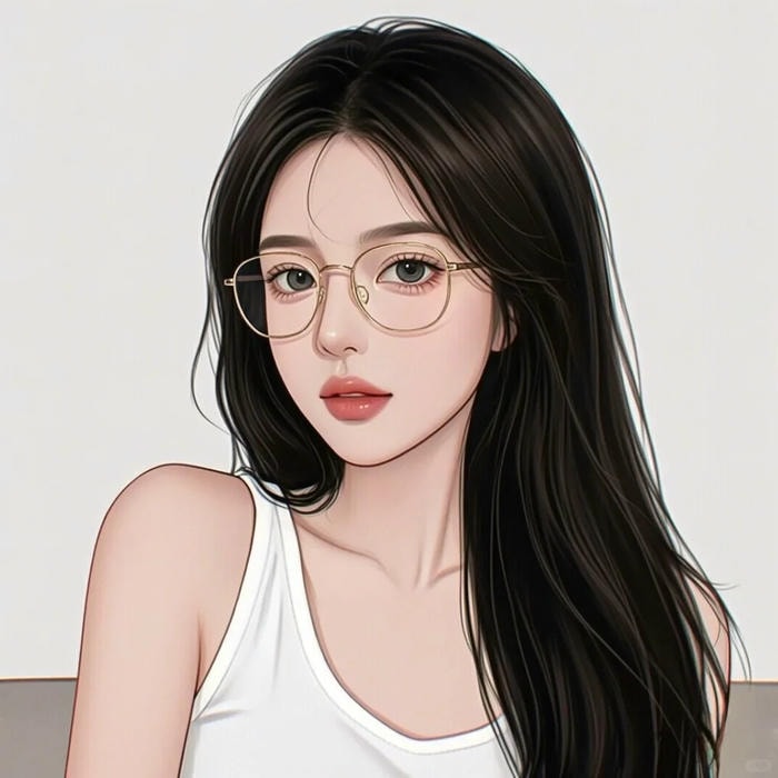 ảnh anime đeo kính thư sinh