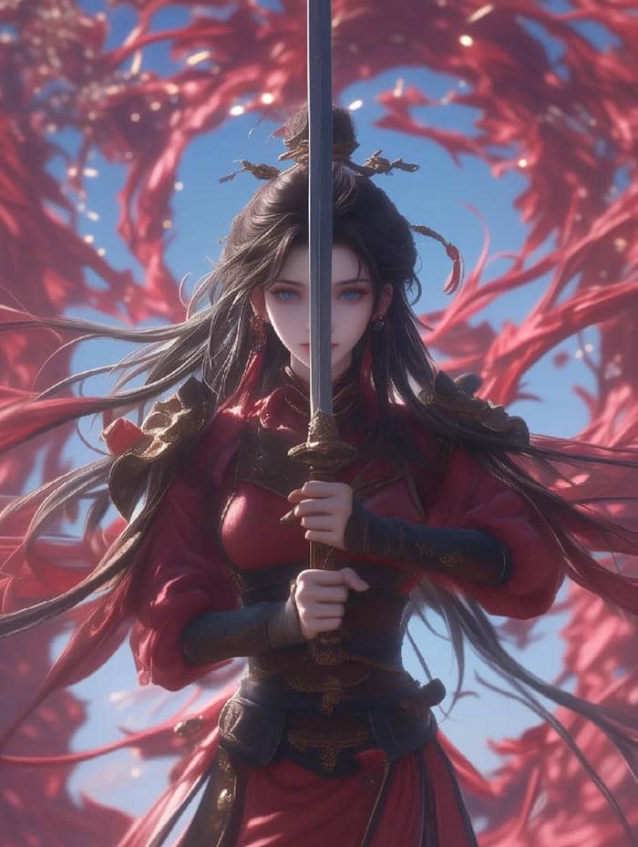 ảnh anime girl chiến đấu