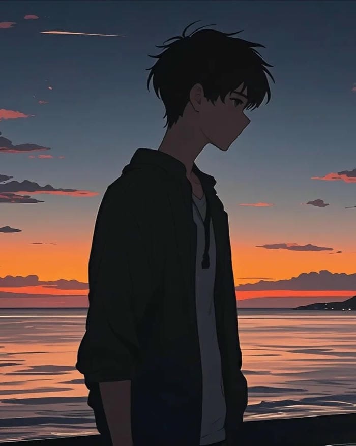 ảnh anime nam nghệ thuật