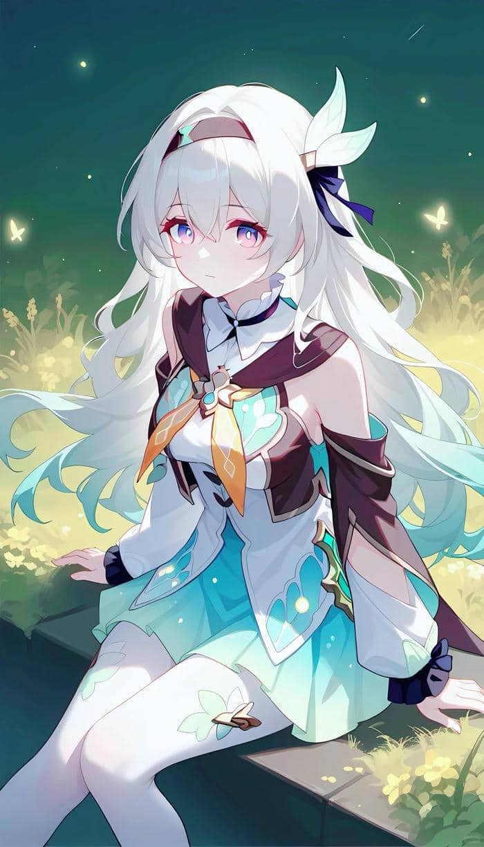 ảnh anime nữ buồn nhẹ