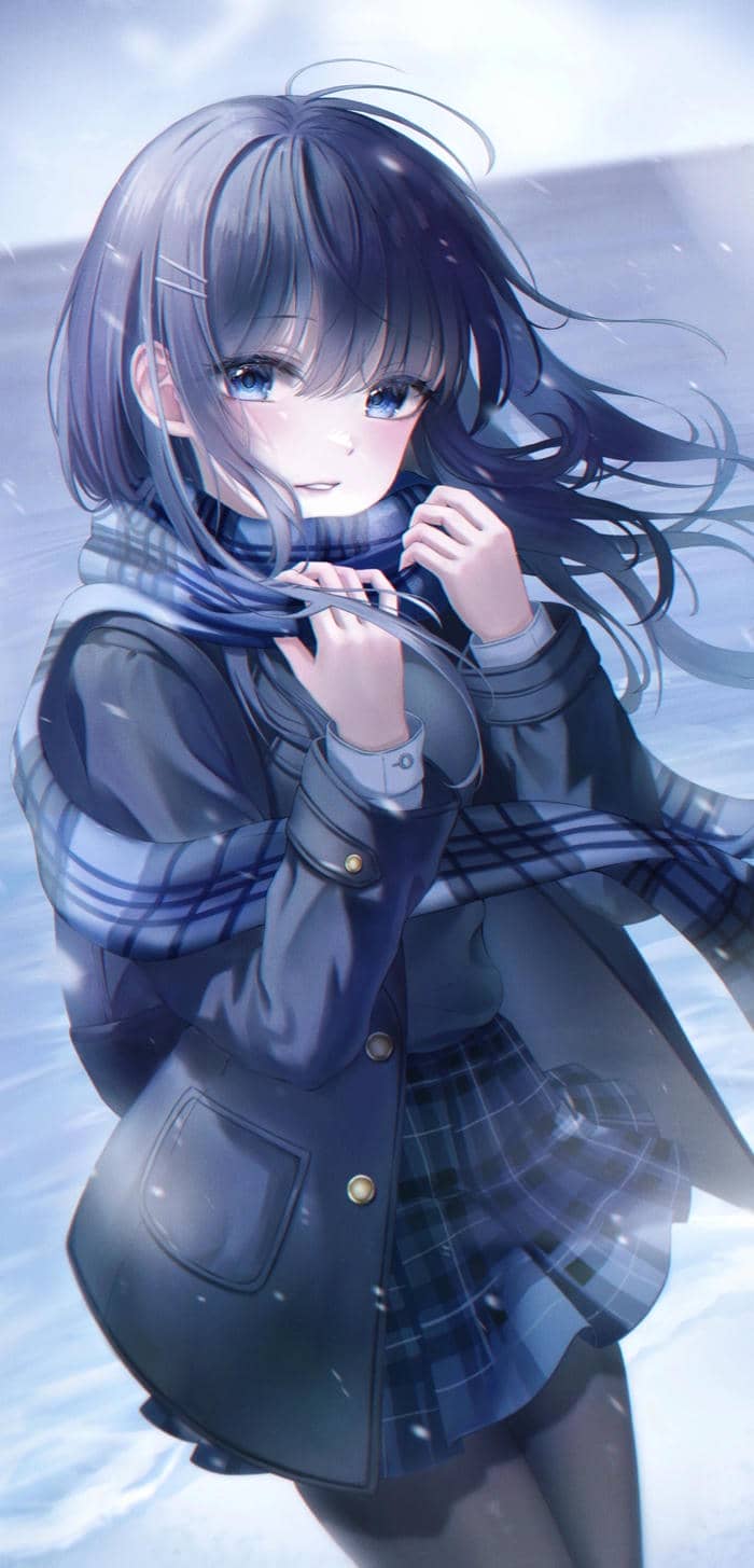 ảnh anime nữ cô đơn lãng mạn