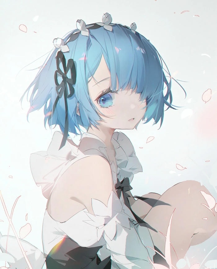 ảnh anime nữ tóc ngắn cute dễ thương