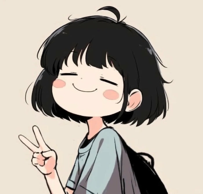 ảnh anime nữ tóc ngắn dễ thương