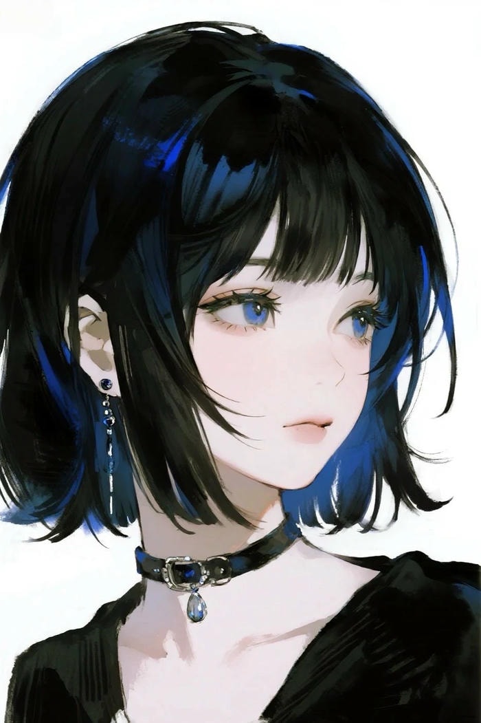 ảnh anime nữ tóc ngắn đẹp