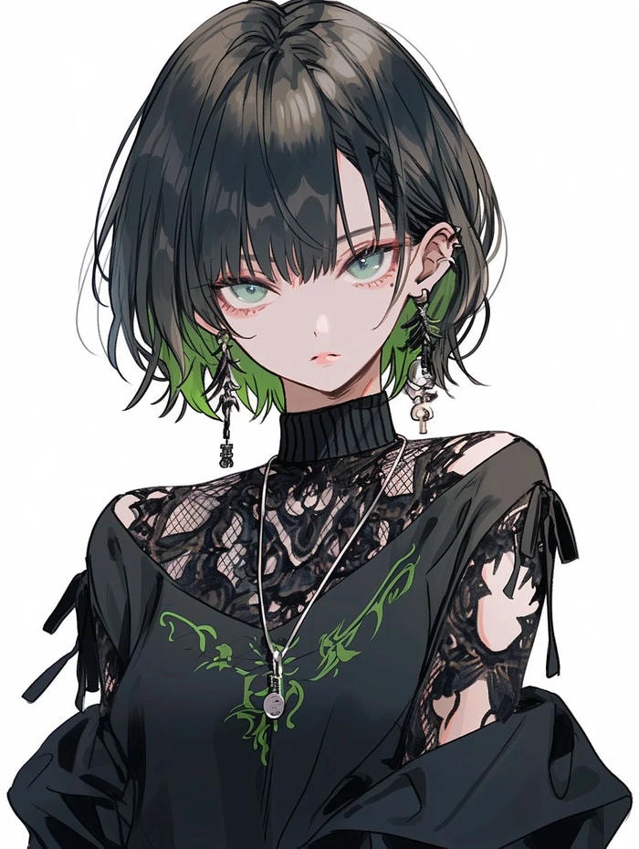 ảnh anime nữ tóc ngắn phong cách