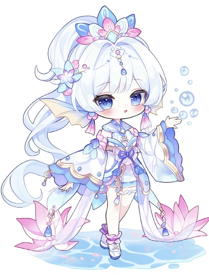 ảnh chibi nữ lạnh lùng dễ thương