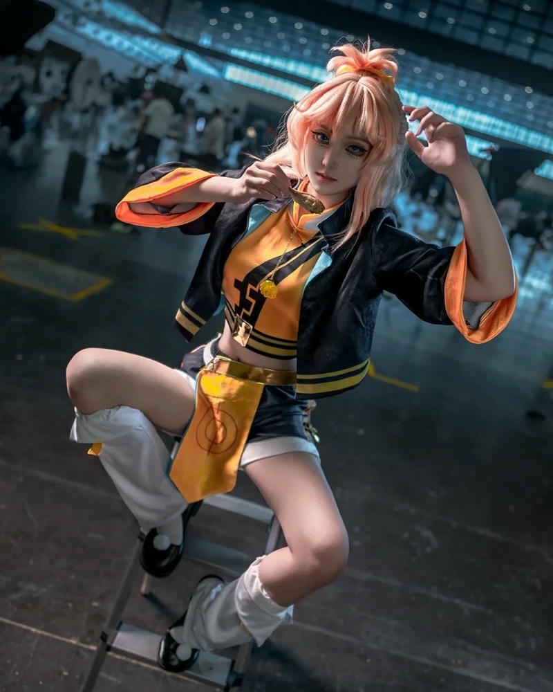ảnh cosplay anime chỉnh màu