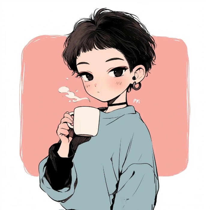 ảnh đẹp anime nữ tóc ngắn