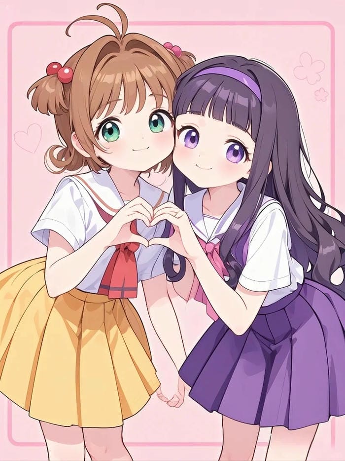 ảnh đôi bạn thân anime full HD
