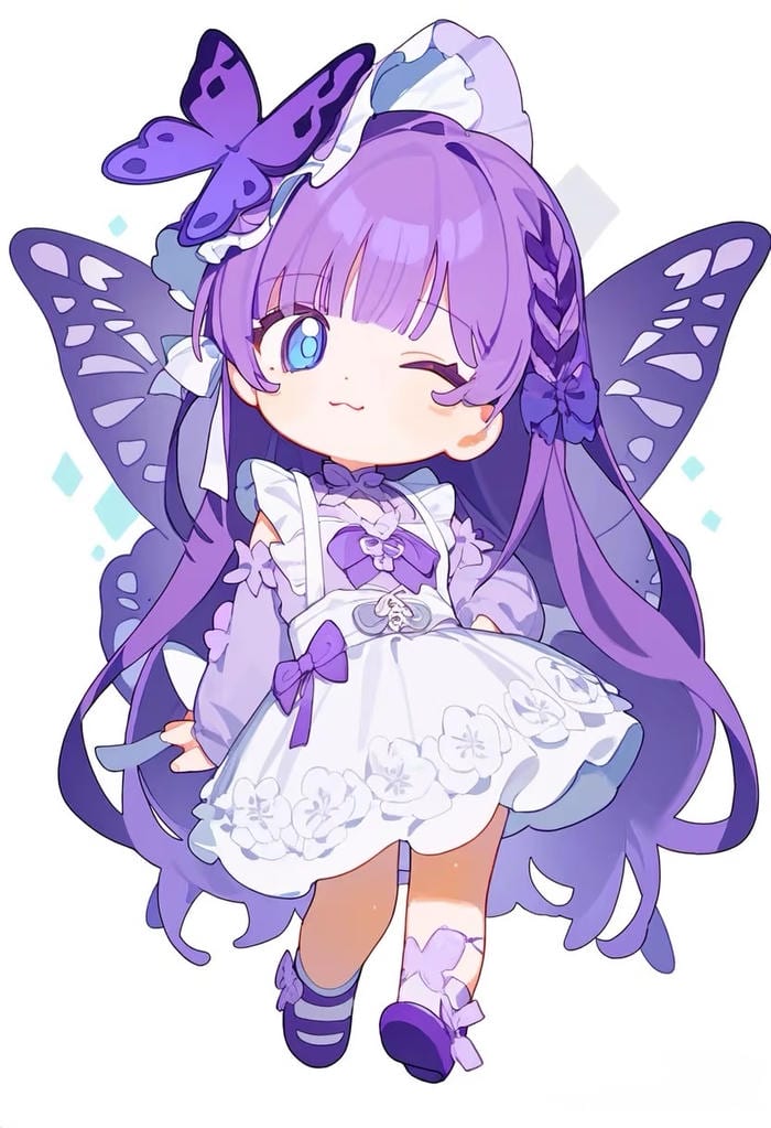 ảnh nền anime chibi cute