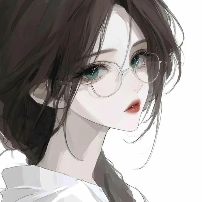 anime boy glasses cool