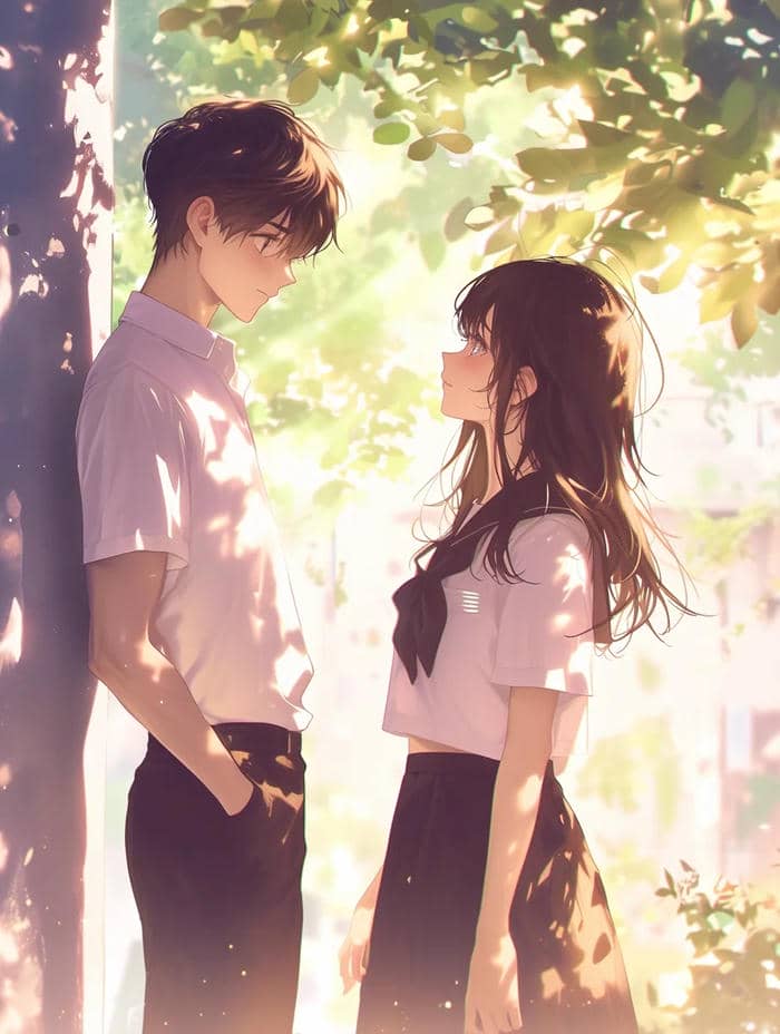 anime cặp đôi học sinh