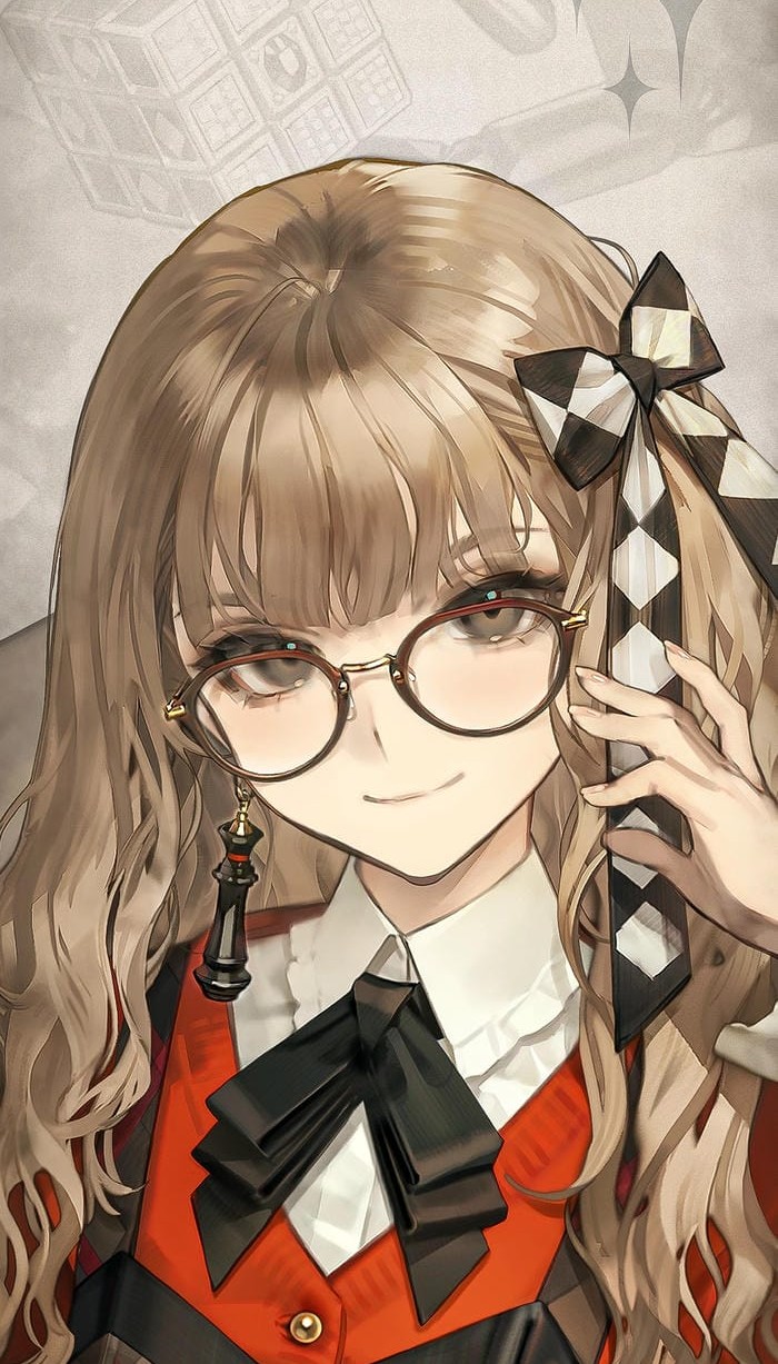 anime character with glasses