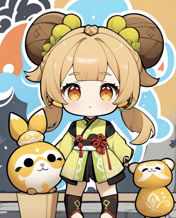 anime chibi biểu cảm dễ thương