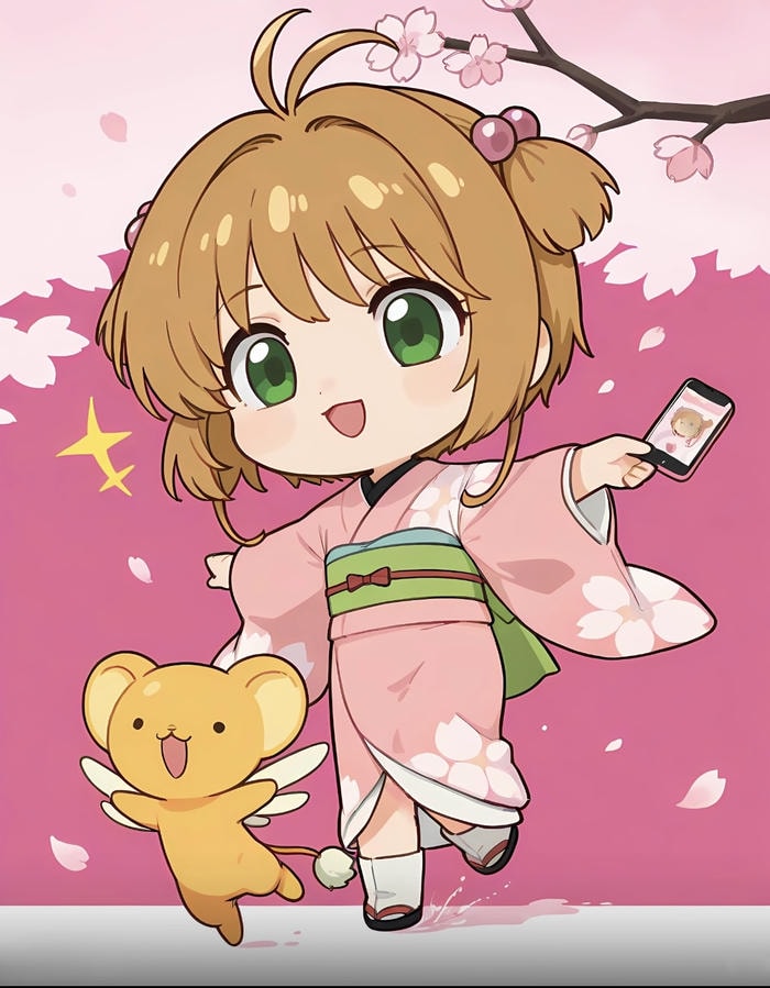 anime chibi nữ ngây thơ