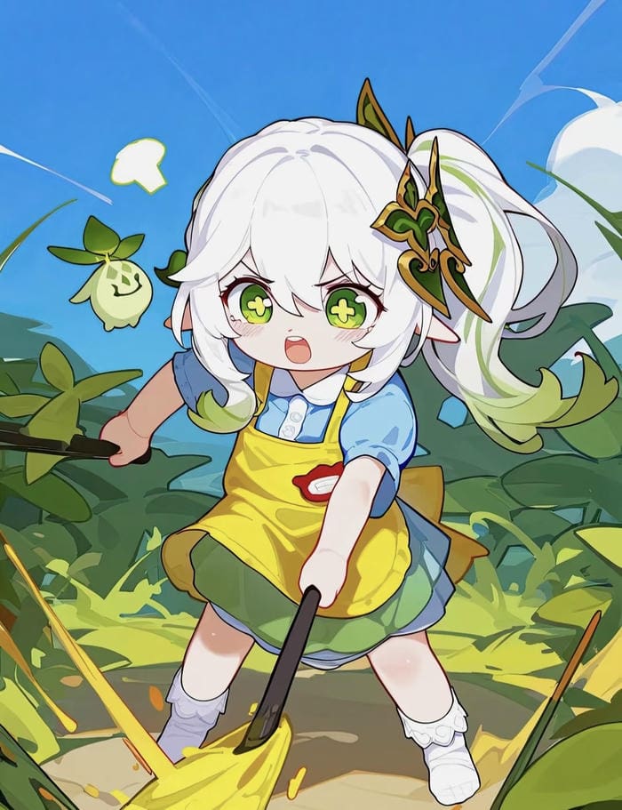 anime chibi nữ thần thái cute