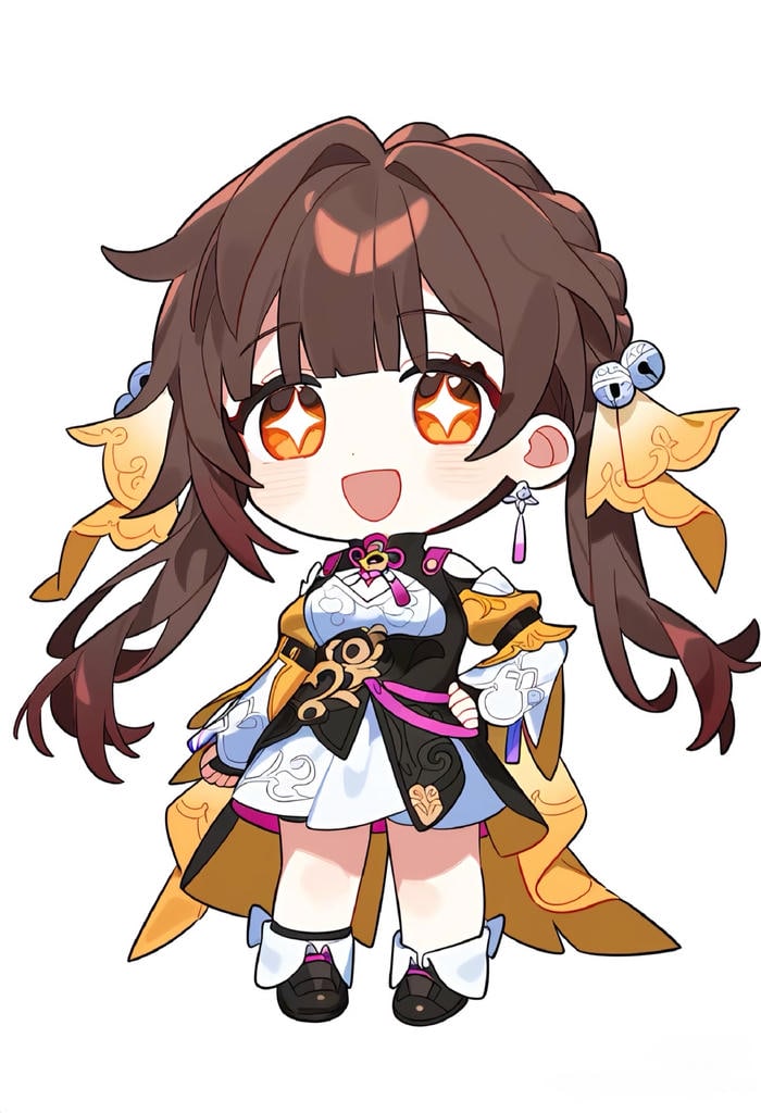 anime chibi tóc dài