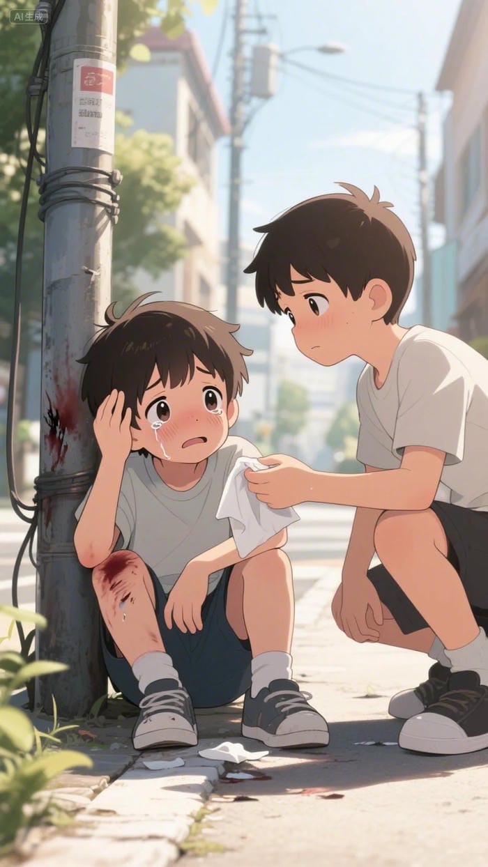 anime đôi bạn thân buồn