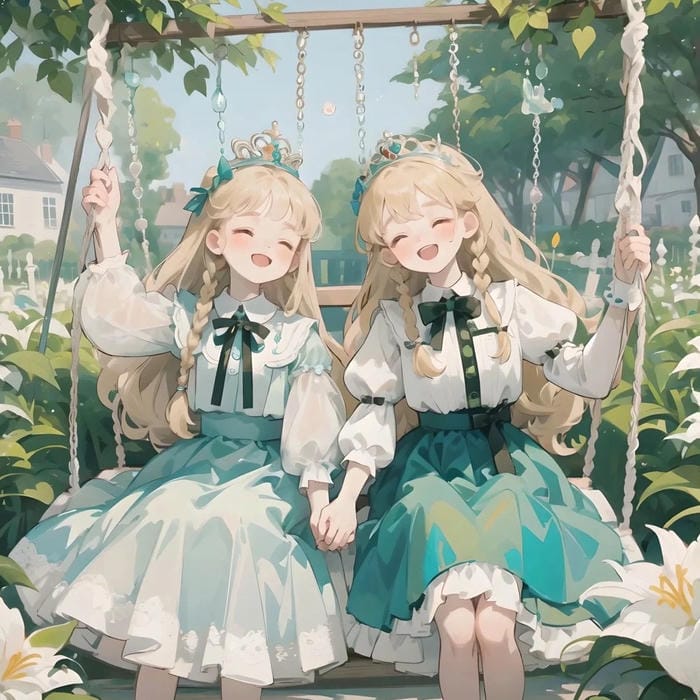 anime đôi bạn thân đáng yêu