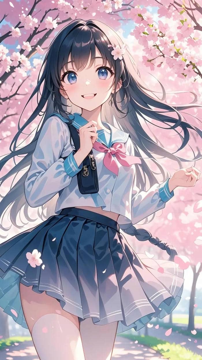anime girl học sinh lạnh lùng
