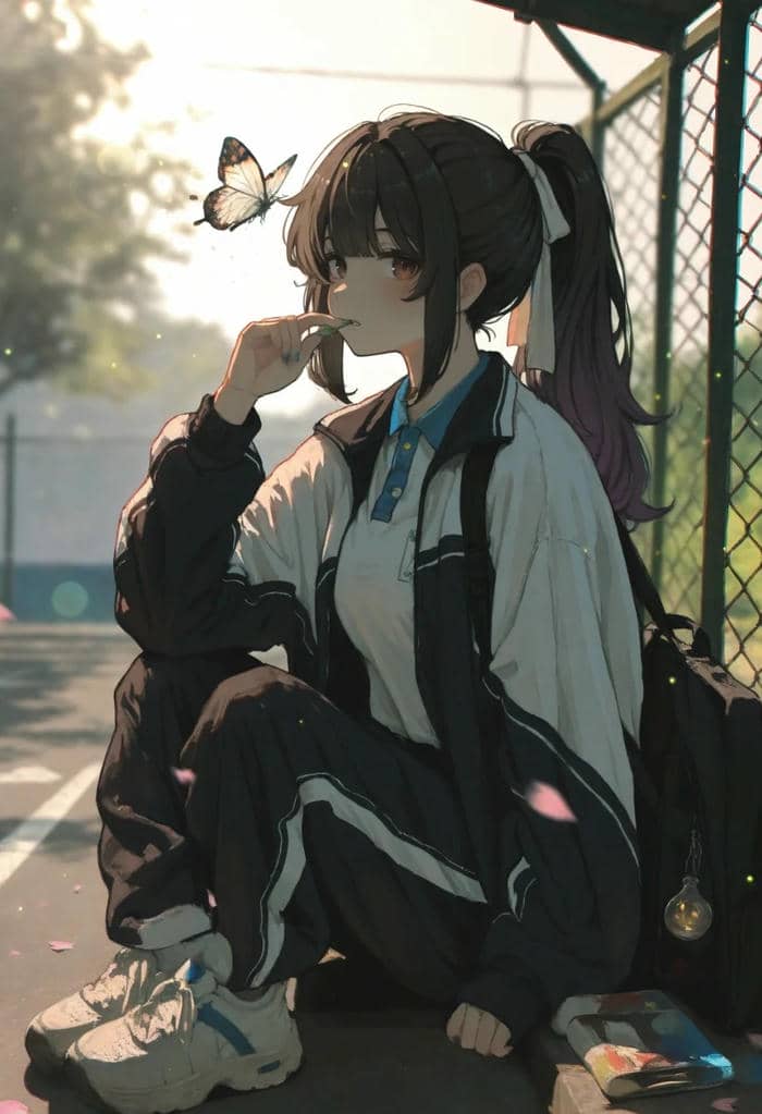 anime học sinh trường học