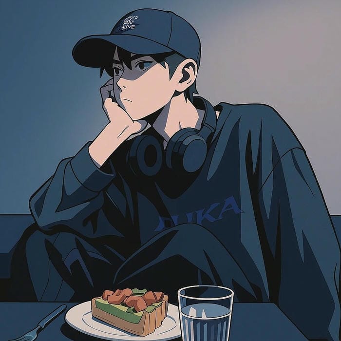 anime nam đội mũ