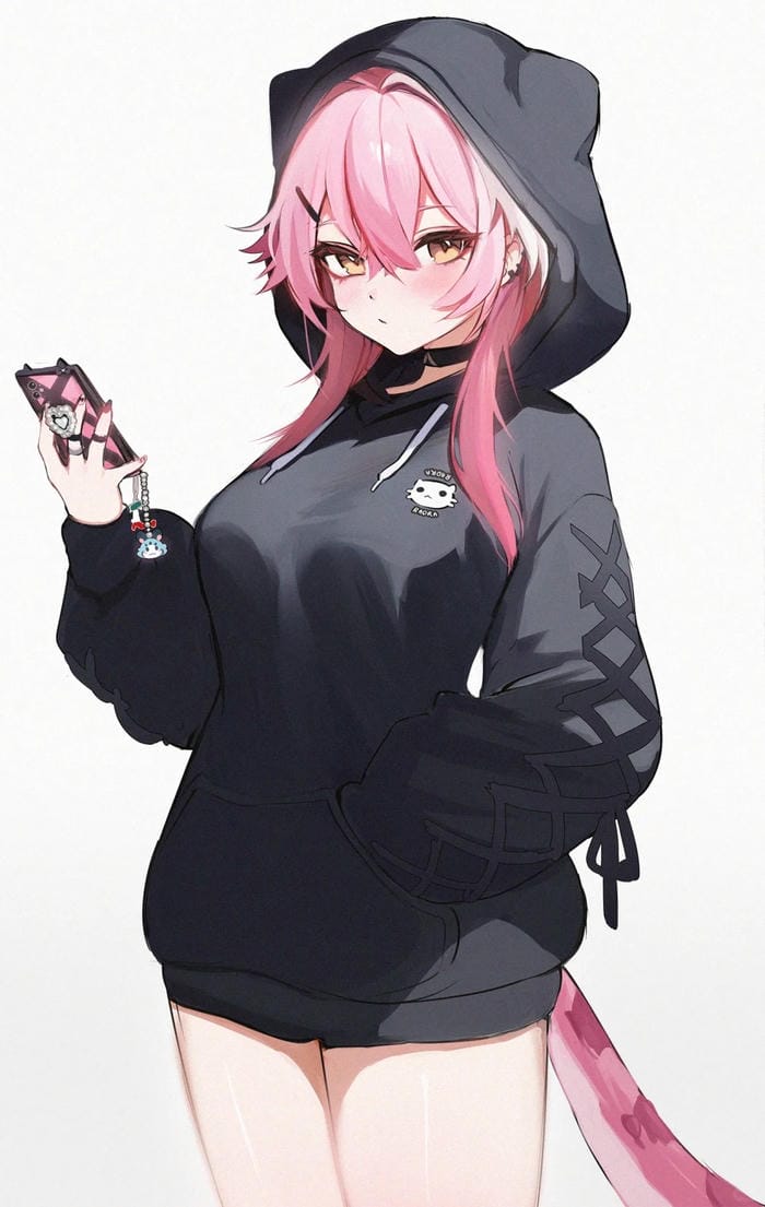 anime pink hair aesthetic