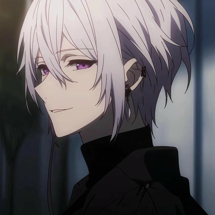 avatar anime nam cười nhẹ