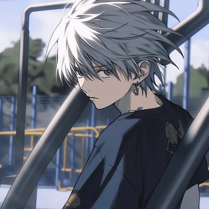 avatar anime nam ngoài trời