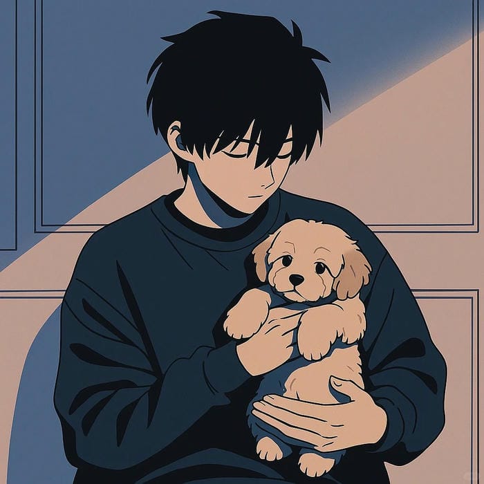 avatar anime nam thích cún