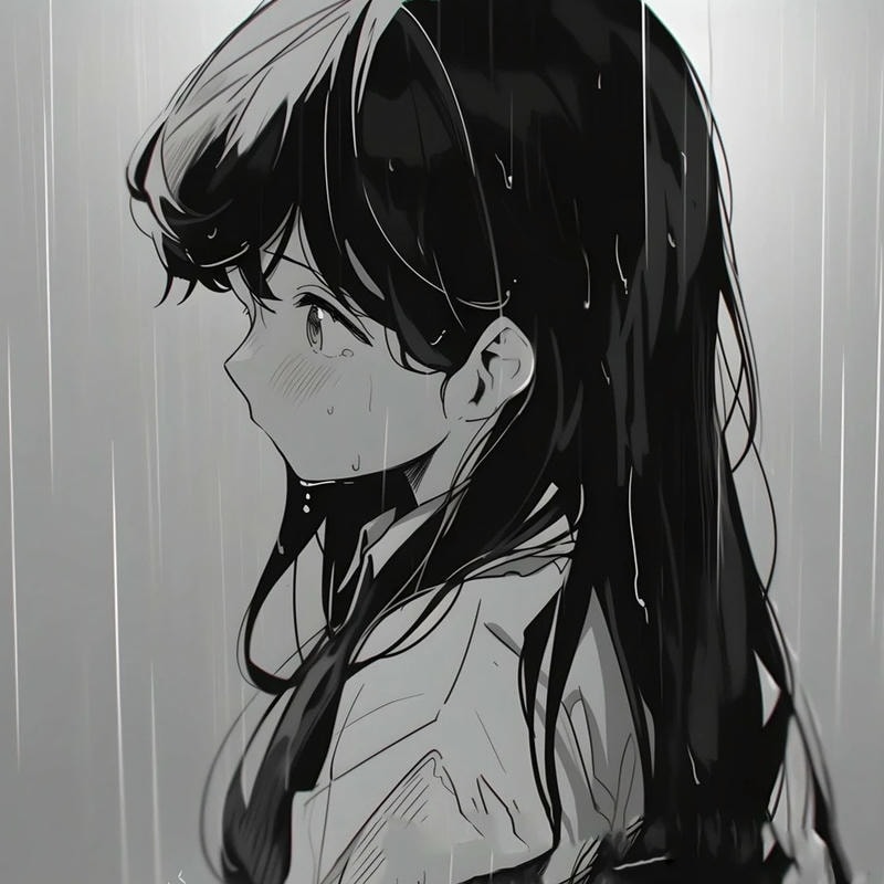 avatar buồn nữ anime gợi cảm giác lạc lõng