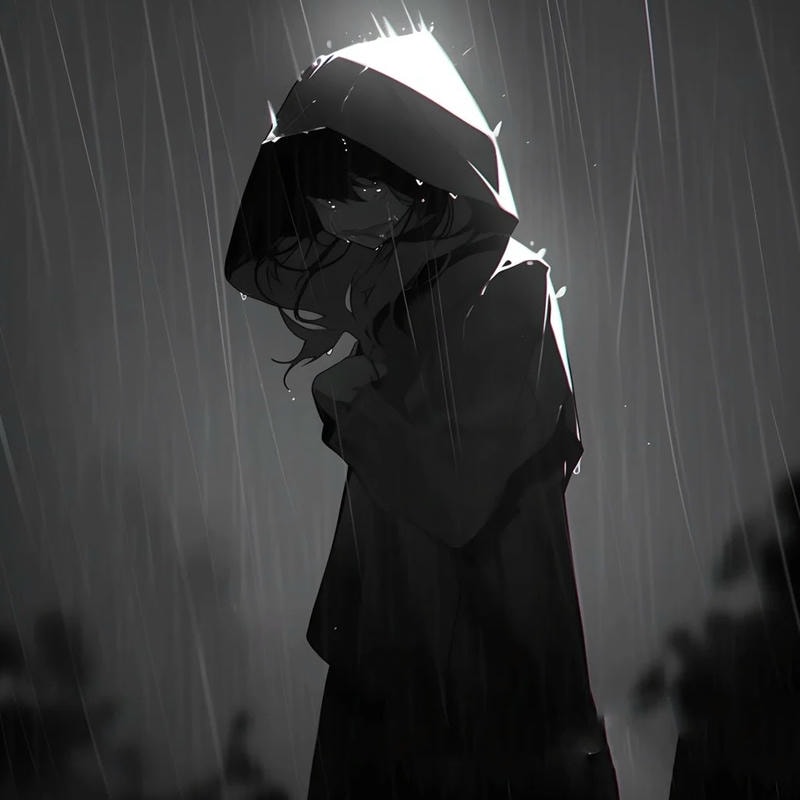 avatar buồn nữ anime mang nét mong manh