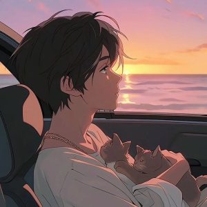 avatar cô đơn buồn giữa màn đêm yên ắng