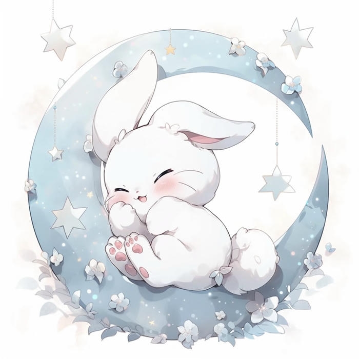 avatar cute đáng yêu tông trắng phối pastel