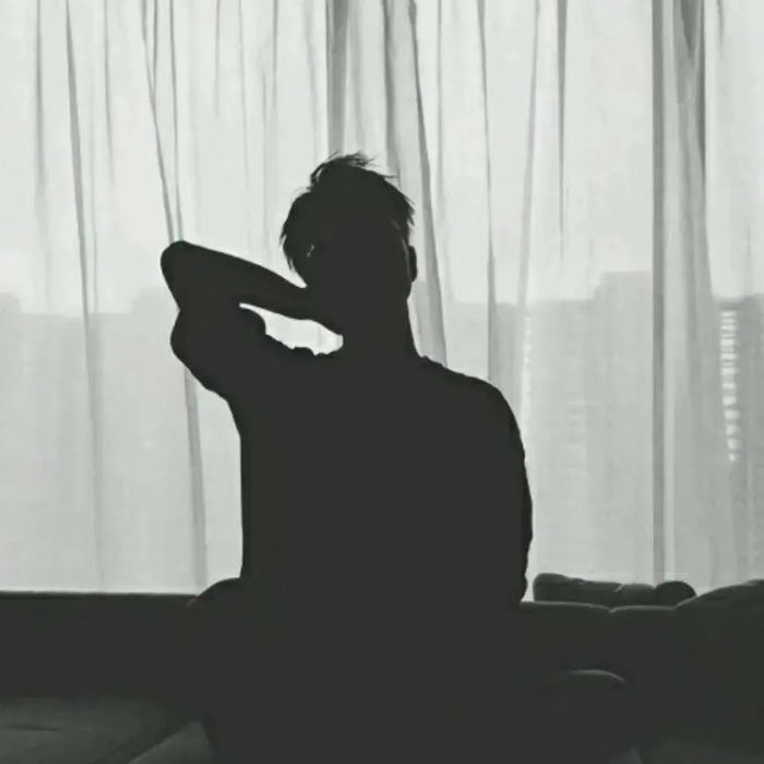 avatar đen buồn thể hiện cảm xúc tiêu cực