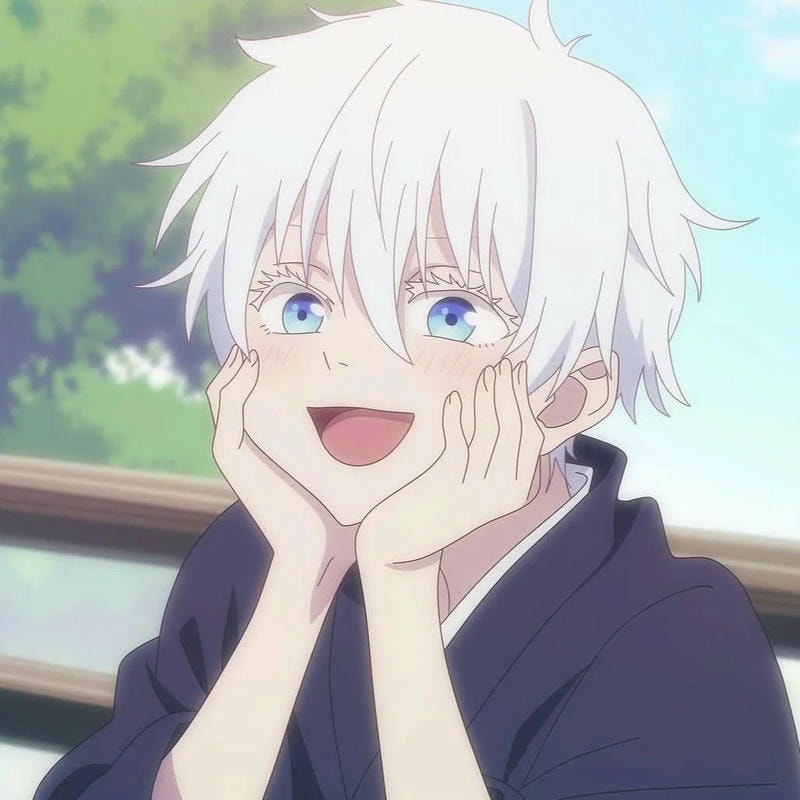 avatar gojo với ánh nhìn sắc bén