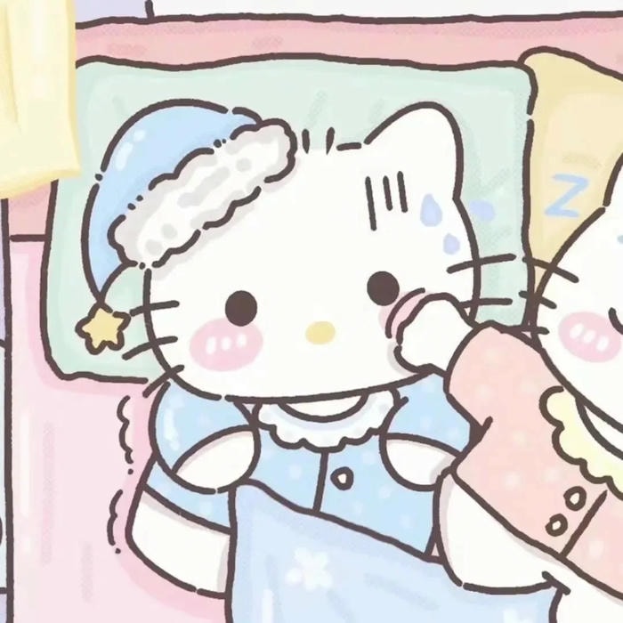 avatar hello kitty cute phong cách nhẹ nhàng