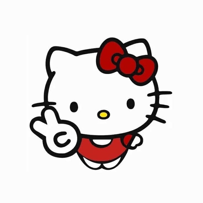 avatar hello kitty cute phù hợp ảnh đại diện