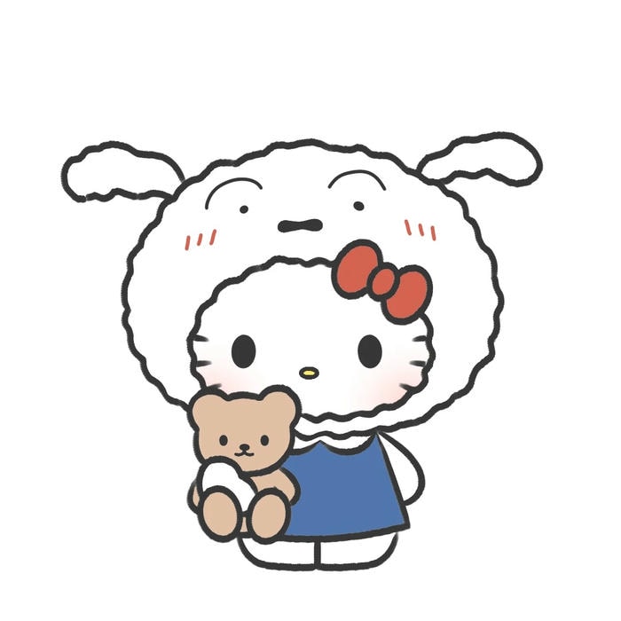 avatar hello kitty cute tạo cảm giác ngọt ngào