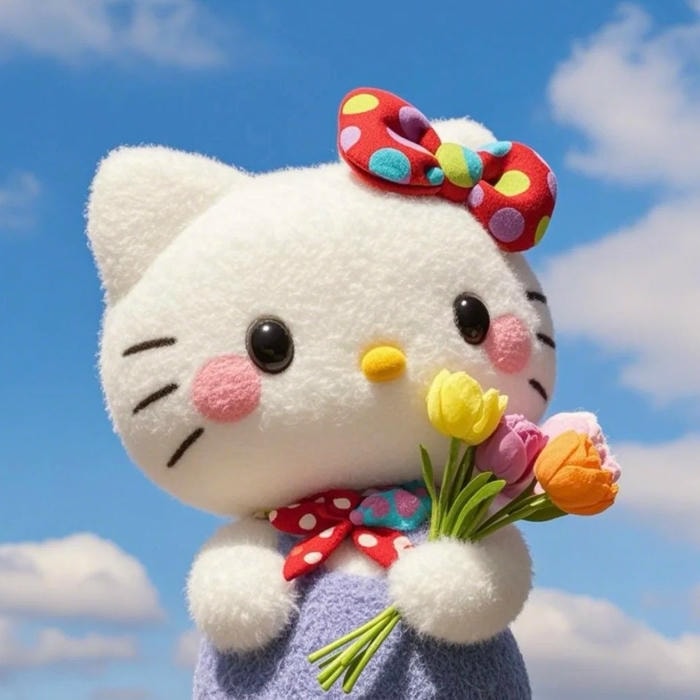 avatar hello kitty cute tạo thiện cảm nhanh